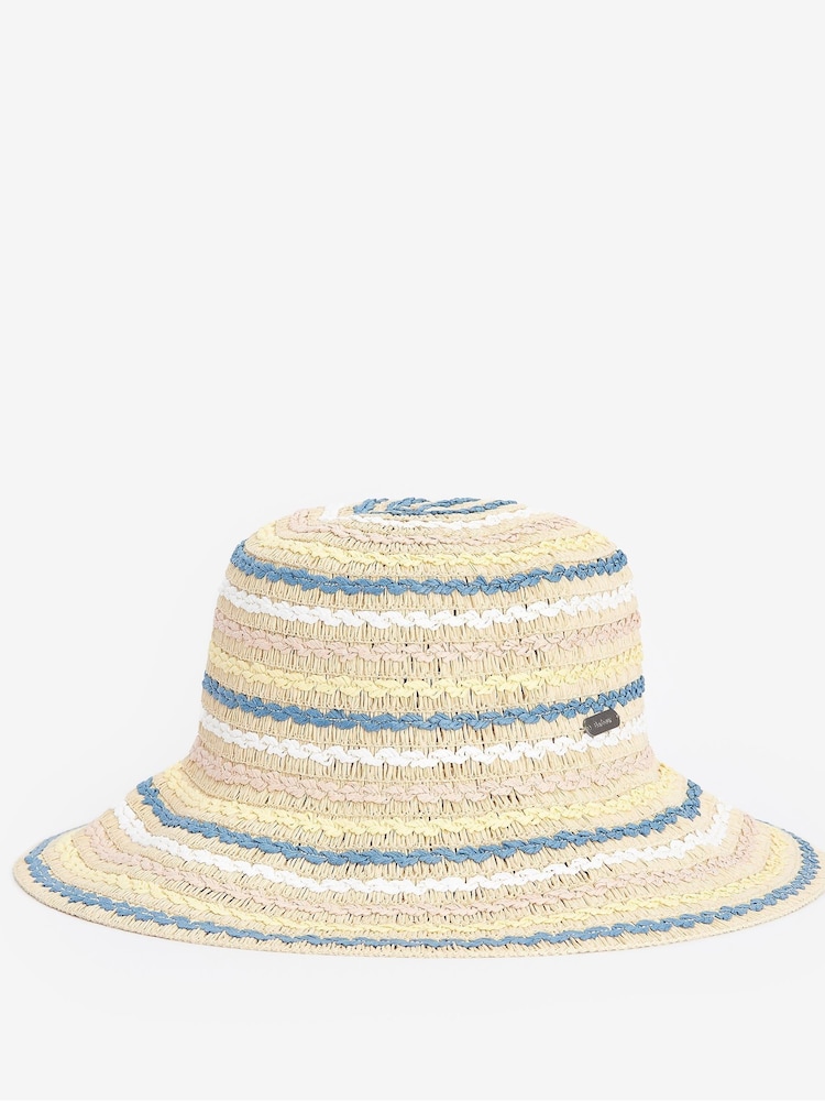 Barbour® Natural Womens Dana Cloche Summer Hat - Image 2 of 4 Barbour® Natural Womens Dana Cloche Summer Hat - Image 2 of 4