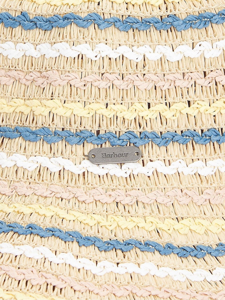 Barbour® Natural Womens Dana Cloche Summer Hat - Image 4 of 4 Barbour® Natural Womens Dana Cloche Summer Hat - Image 4 of 4