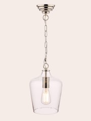 Laura Ashley Chrome Ockley Ceiling Pendant Light - Image 2 of 4