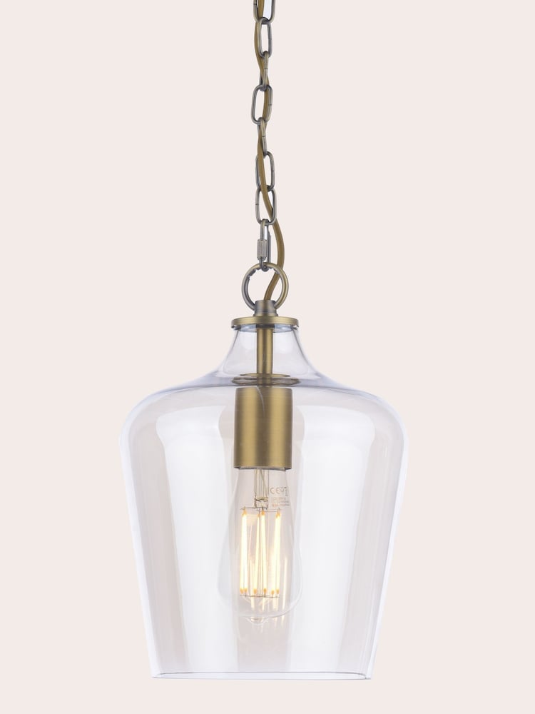 Laura Ashley Brass Ockley Ceiling Light - Image 3 of 3