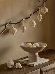 Set of 10 White Paper Honeycomb Baubles - Image 2 of 8