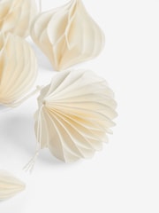 Set of 10 White Paper Honeycomb Baubles - Image 8 of 8