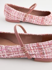 Pink/White Forever Comfort® Mary Jane Shoes - Image 7 of 8
