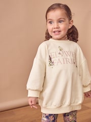 Grey Flower Fairies 100% Cotton Long Sleeve Top and Leggings Set (3mths-7yrs) - Image 4 of 8