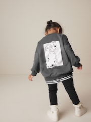 Charcoal Grey Disney 101 Dalmations Long Sleeve 100% Cotton Top And Leggings Set (3mths-7yrs) - Image 3 of 7