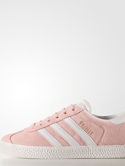 adidas Pale Pink Gazelle Trainers - Image 2 of 10