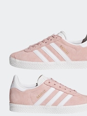 adidas Pale Pink Gazelle Trainers - Image 5 of 10