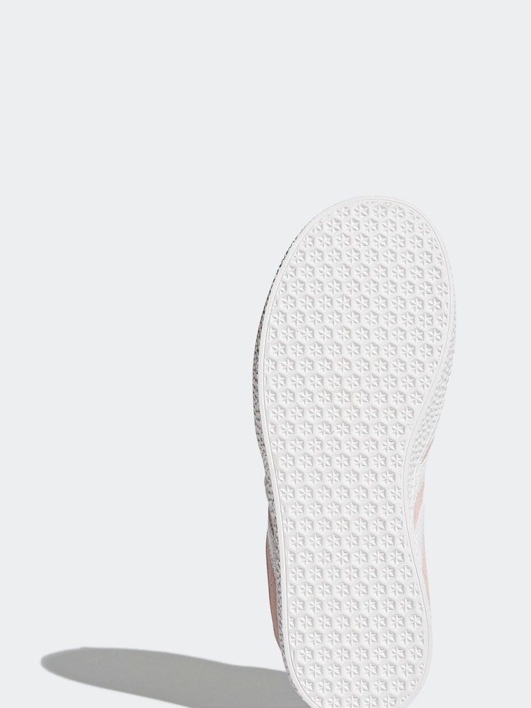 adidas Pale Pink Gazelle Trainers - Image 7 of 10