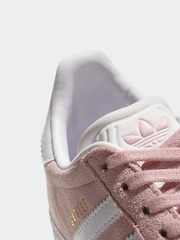 adidas Pale Pink Gazelle Trainers - Image 9 of 10