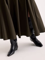 Albaray Brown Mini Checked Belted Skirt - Image 5 of 6