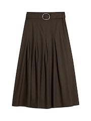 Albaray Brown Mini Checked Belted Skirt - Image 6 of 6