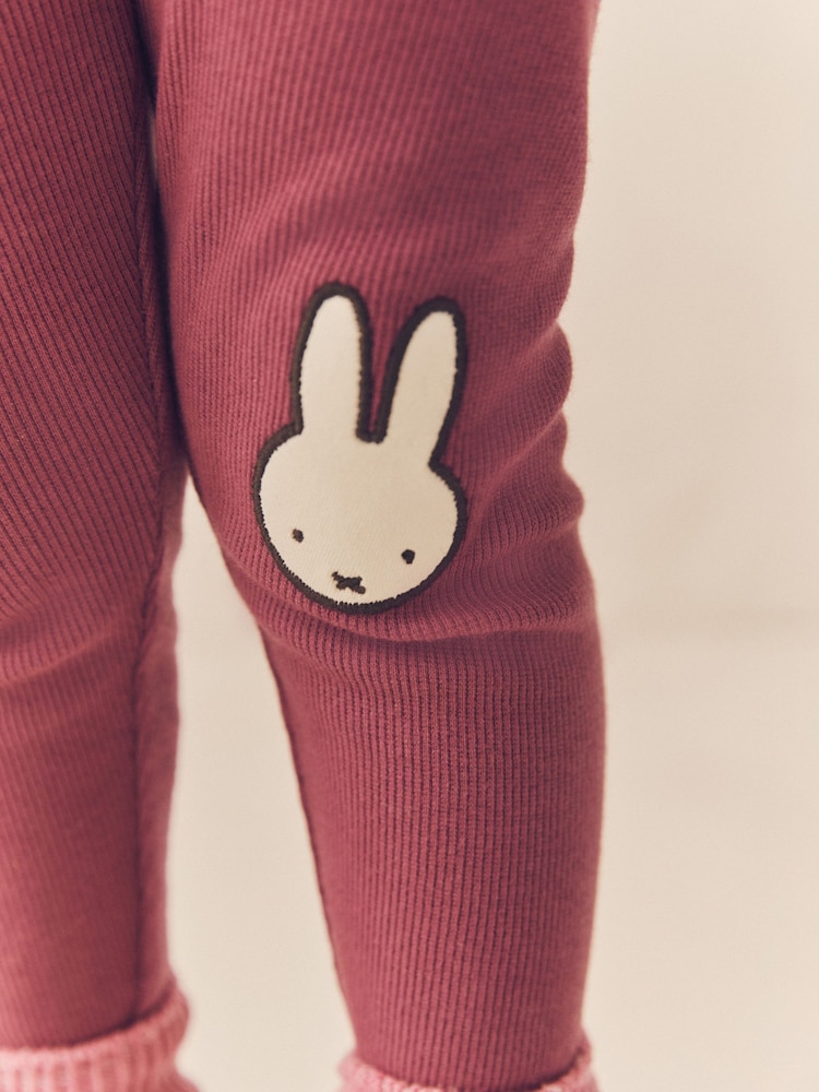 Pink Miffy 100% Cotton Sweatshirt and Leggings Set (3mths-7yrs) - Image 2 of 5