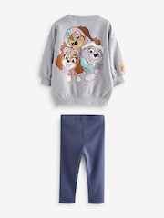 Grey Paw Patrol Long Sleeve 100% Cotton T-Shirt and Leggings Set (3mths-7yrs) - Image 7 of 8