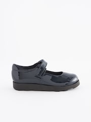 Navy Patent Junior School Mary Jane Shoes - Image 2 of 6