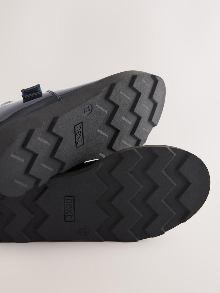 Navy Patent Junior School Mary Jane Shoes - Image 5 of 5