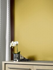 Graham & Brown Lilium Yellow Matt Emulsion Paint - Image 1 of 3