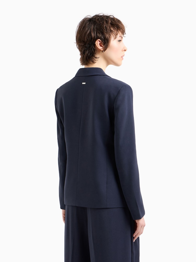 Armani Exchange Navy Blue Blazer - Image 2 of 5