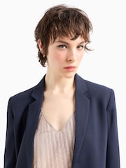 Armani Exchange Navy Blue Blazer - Image 4 of 5