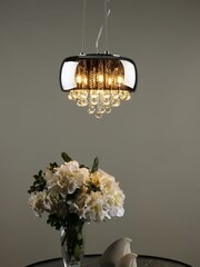 Dar Lighting Black Giselle 5 Light Ceiling Light Pendant - Image 1 of 4