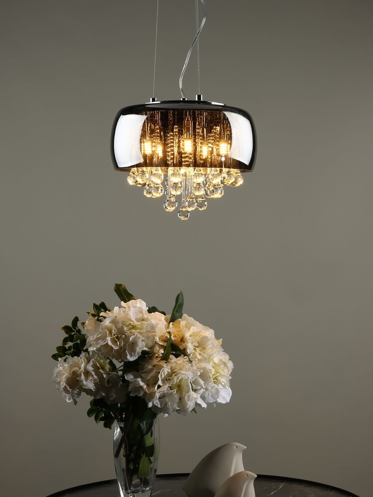 Dar Lighting Black Giselle 5 Light Ceiling Light Pendant - Image 1 of 4