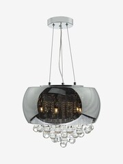 Dar Lighting Black Giselle 5 Light Ceiling Light Pendant - Image 3 of 4