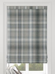 Check Grey Cosy Made To Measure Roman Blind - Image 1 of 4
