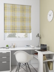 Gold Astley Check Made To Measure Roman Blind - Image 3 of 5