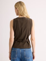 Albaray Gingham Waistcoat - Imaginea 2 din 5