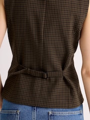 Albaray Gingham Waistcoat - Imaginea 4 din 5