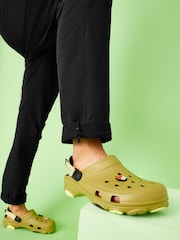 Crocs Green Classic All-Terrain Clogs - Image 1 of 5
