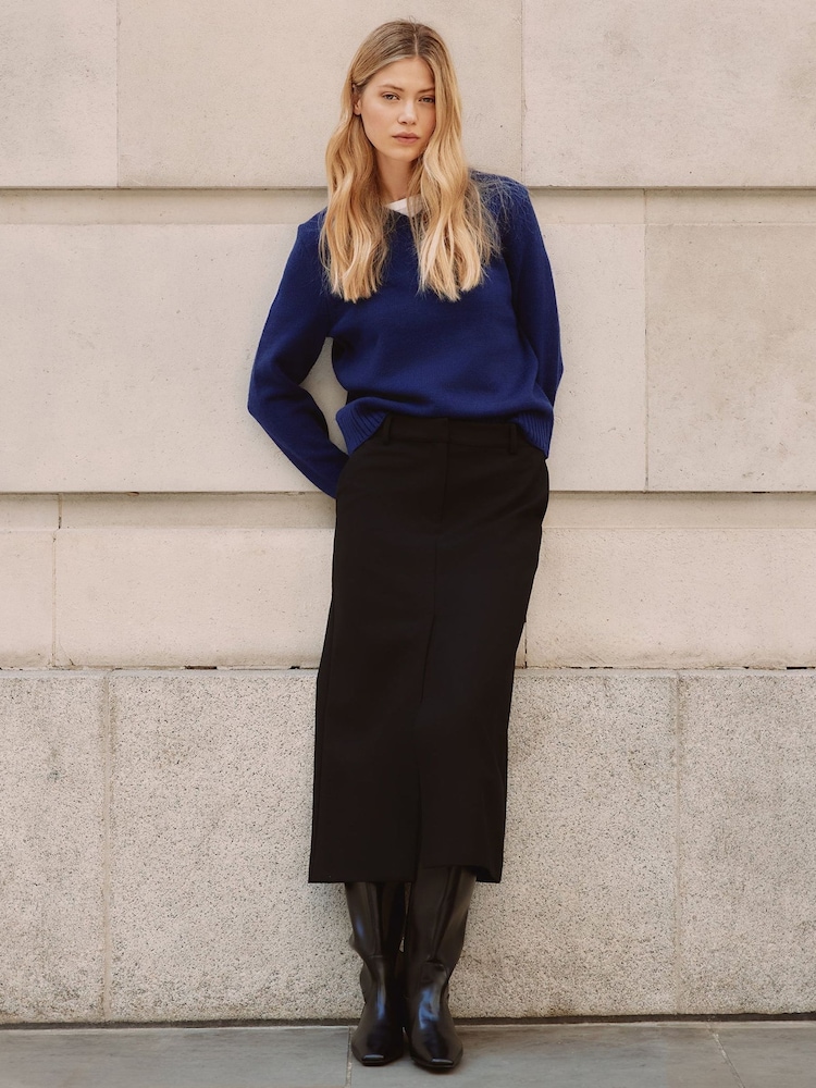Albaray Black Black Tailored Pencil Skirt - Image 5 of 5 Albaray Black Black Tailored Pencil Skirt - Image 5 of 5