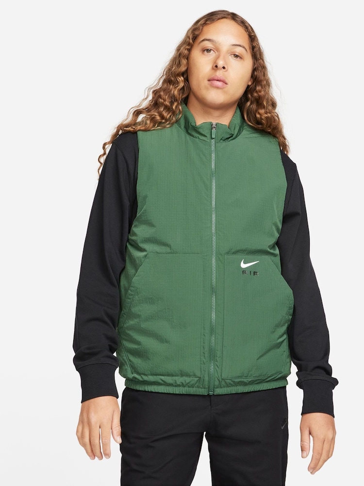 Nike Green Sportswear Air Insulated Vest - Image 1 of 6