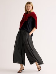 Albaray Black Chiffon Spot Culottes - Image 1 of 6