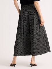 Albaray Black Chiffon Spot Culottes - Image 2 of 6
