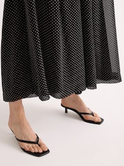 Albaray Black Chiffon Spot Culottes - Image 4 of 6