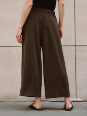 Albaray Gingham Drawstring Barrel Trousers - Imaginea 2 din 4