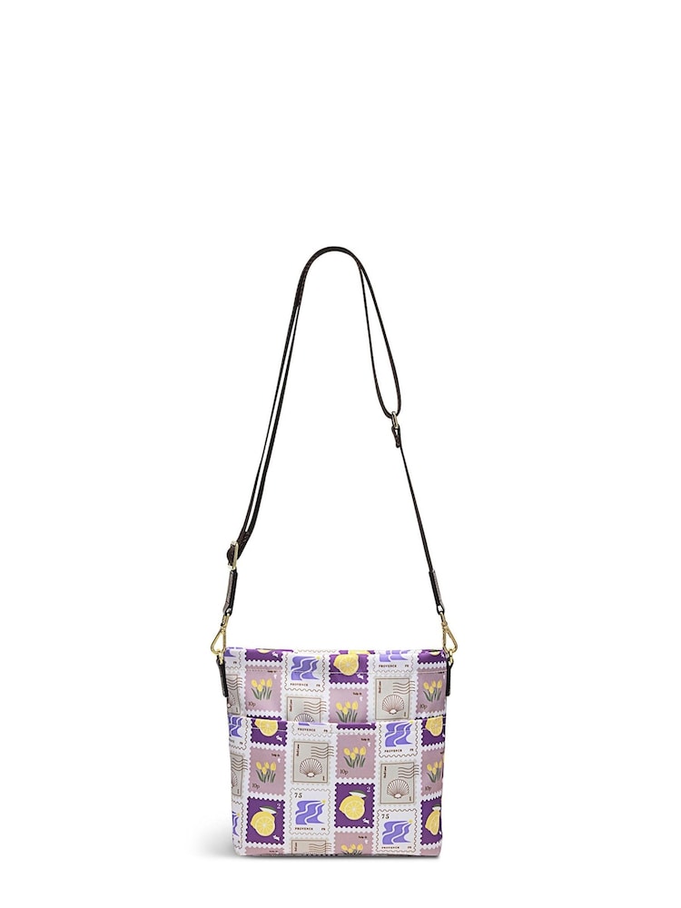 Radley London Finsbury Park - Holiday Stamps Small Zip-Top Crossbody White Bag - Image 2 of 4