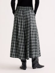 Albaray Grey Plaid Check Culottes Trousers - Image 2 of 4