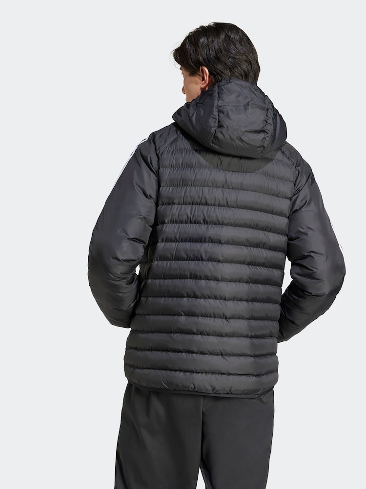 adidas Black Originals Padded Hooded Jacket - Image 2 of 7