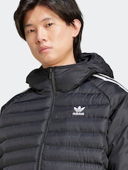 adidas Black Originals Padded Hooded Jacket - Image 4 of 7