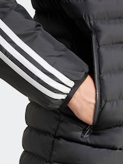adidas Black Originals Padded Hooded Jacket - Image 5 of 7