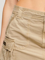 Superdry Brown Utility Parachute Skirt - Image 5 of 9