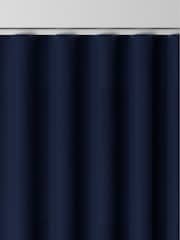 Navy Blue 100% Cotton Made To Measure Curtains - Image 8 of 9