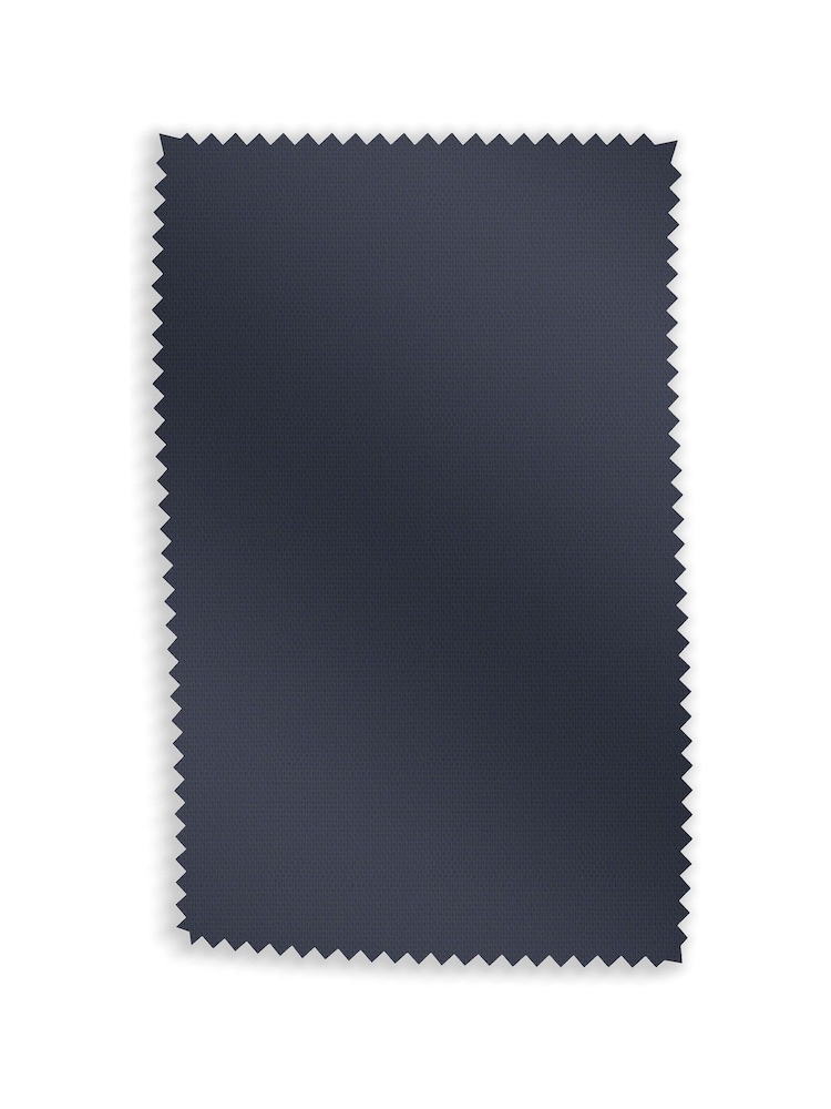 Navy Blue 100% Cotton Made To Measure Curtains - Image 9 of 9