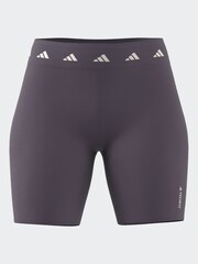 adidas Purple Techfit Bike Shorts - Image 1 of 8