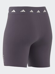 adidas Purple Techfit Bike Shorts - Image 2 of 8