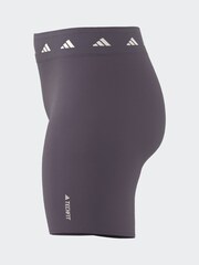 adidas Purple Techfit Bike Shorts - Image 7 of 8