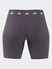 adidas Purple Techfit Bike Shorts - Image 8 of 8