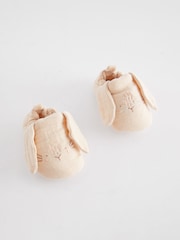 Neutral Bunny Character Slip-On Baby Shoes (0-24mths) - Image 1 of 5
