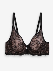 Triumph Black/Pink Wired Amourette Charm Bra - Image 5 of 5
